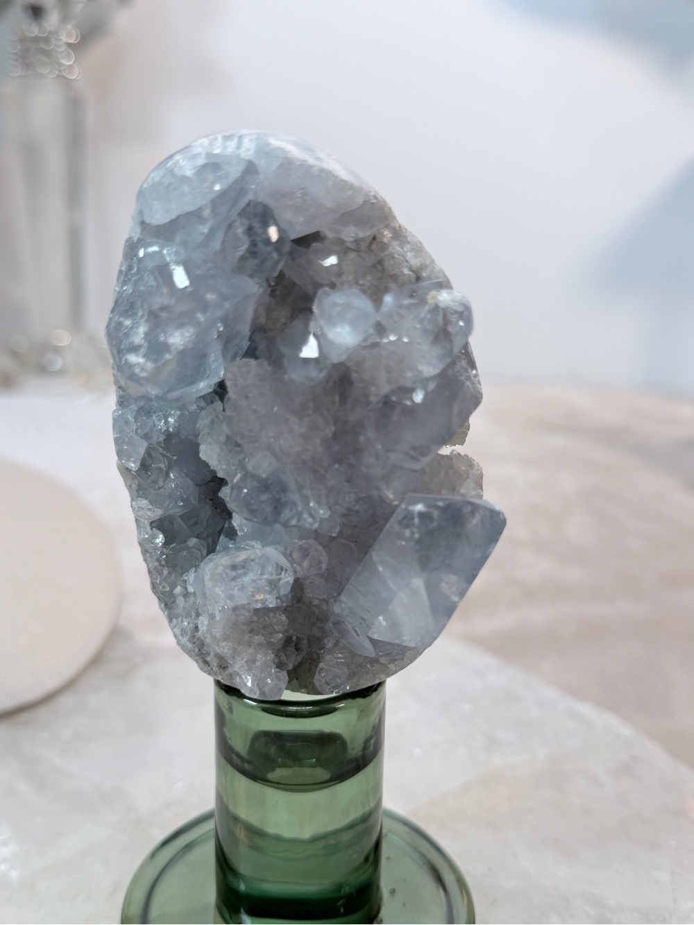 Celestite Egg From Madagascar – High Quality Natural Crystal - Picture 6 of 6